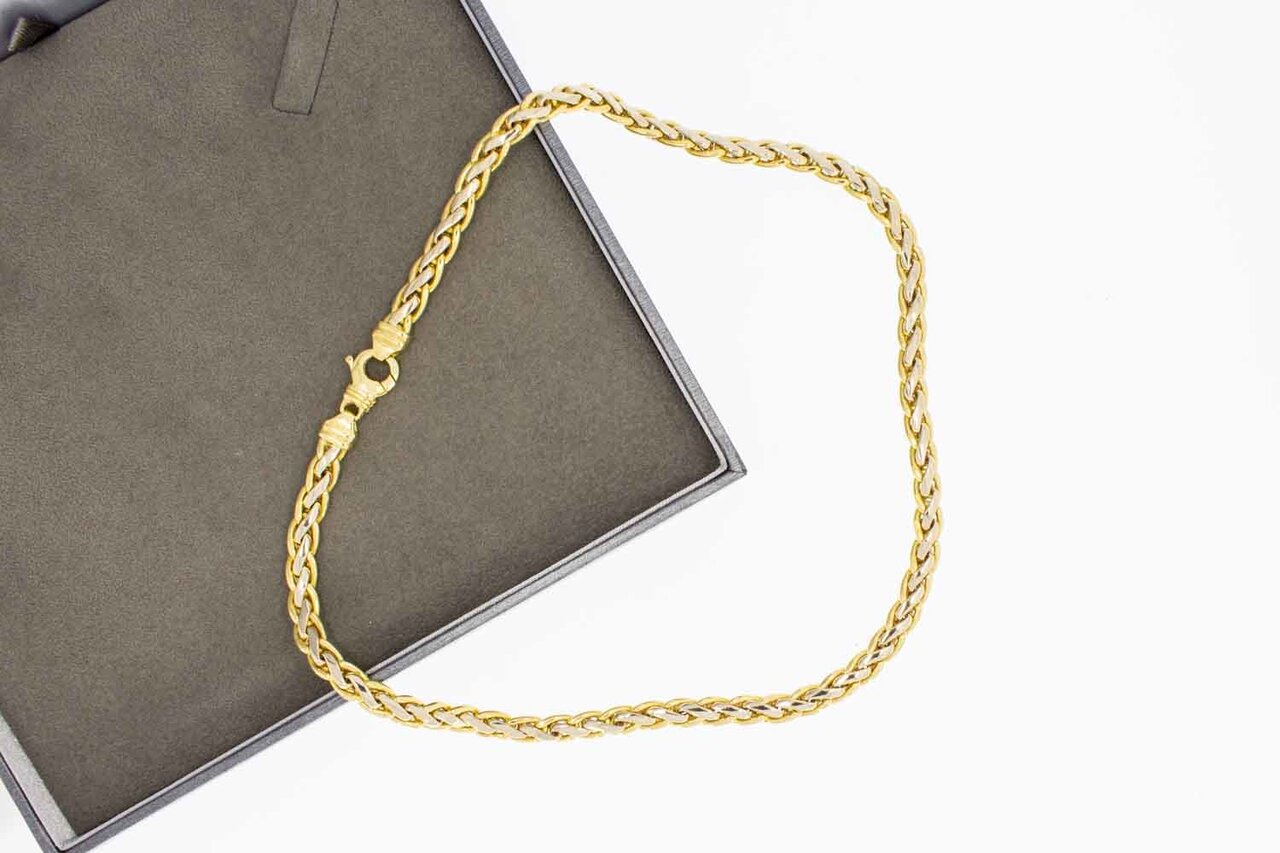 18 Karaat Vossenstaart Collier - 42,9 cm