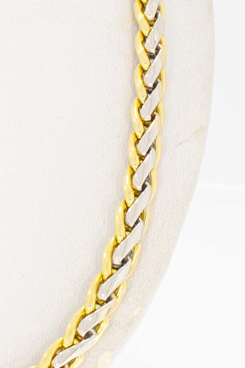 18 Karaat Vossenstaart Collier - 42,9 cm