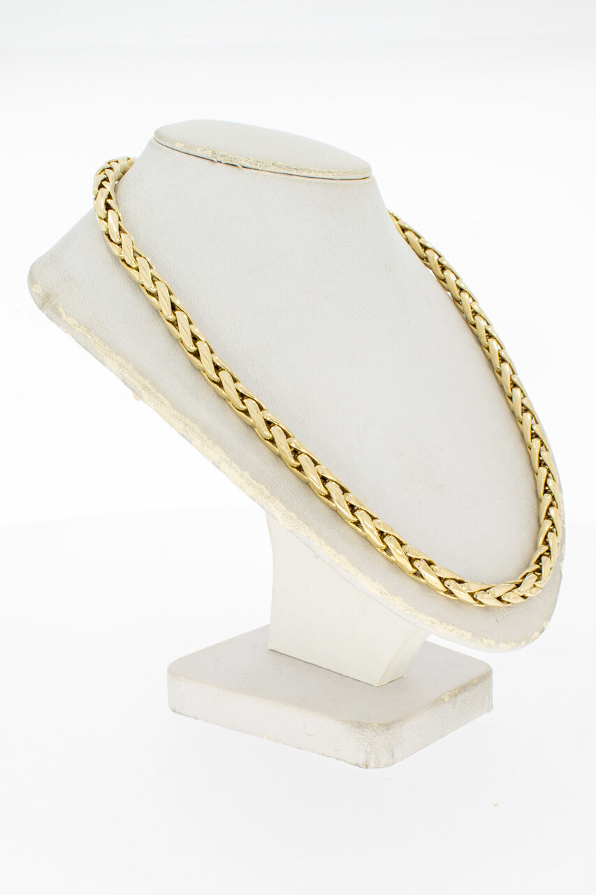 Geelgouden Vossenstaart ketting - 46,3 cm
