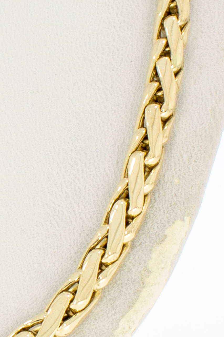 Geelgouden Vossenstaart ketting - 46,3 cm