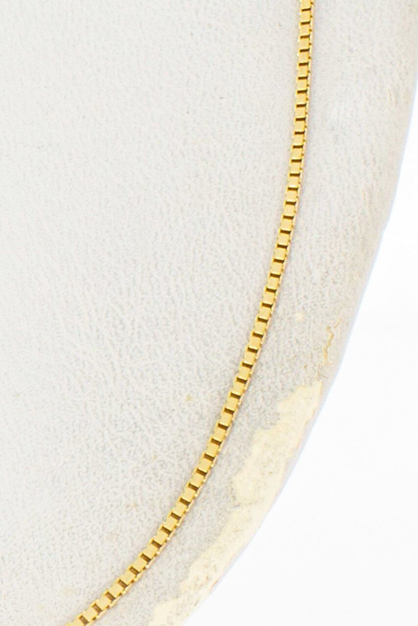 18 Karaat Venetiaanse ketting - 40,7 cm