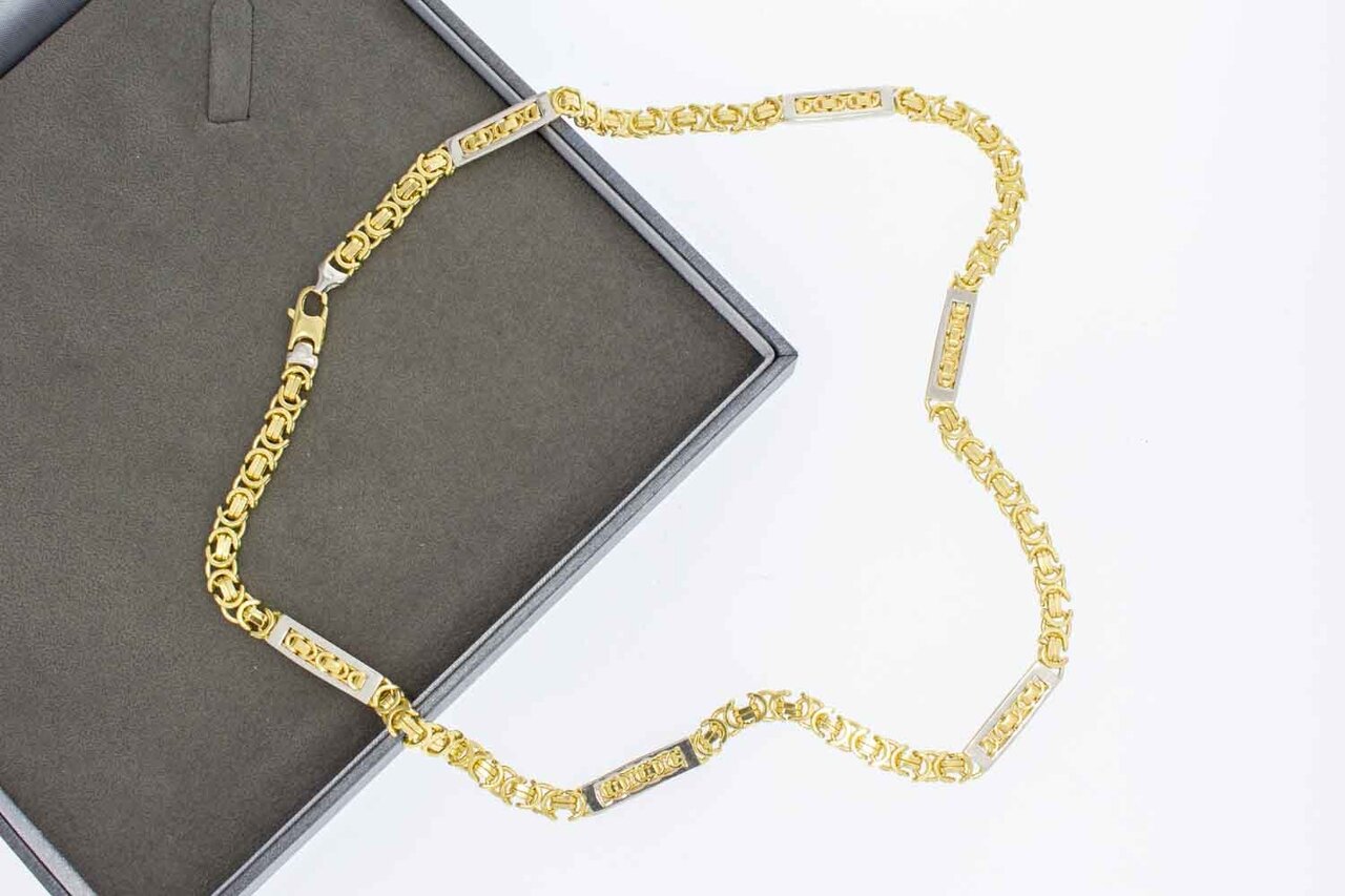 18 Karaat heren Koningsketting - 52 cm