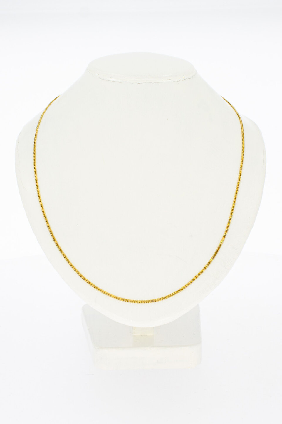 Gourmet gouden Kettingje 18 karaat - 45,1 cm