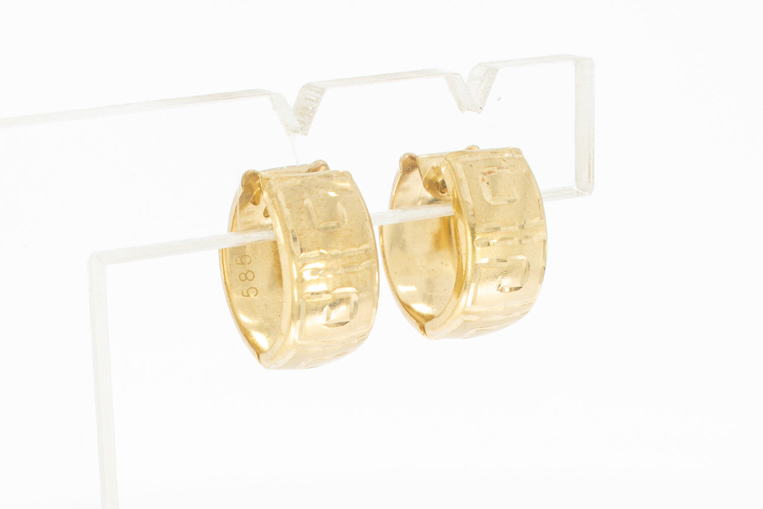 14 Karaat gouden Creolen dames - 14 mm