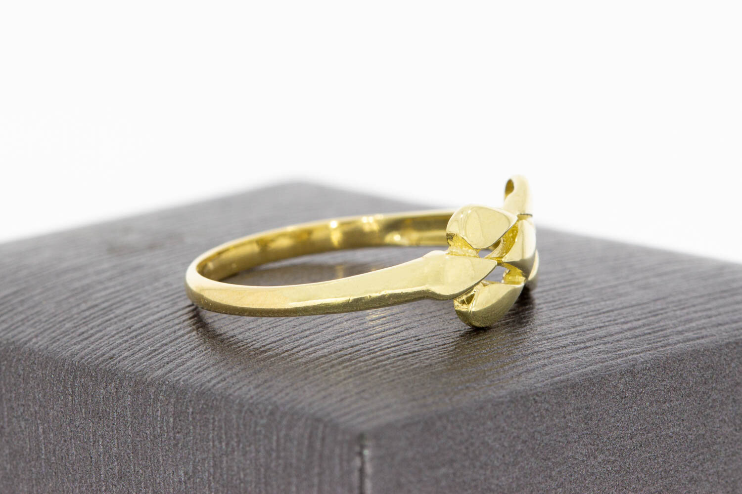 14 karaat gouden vintage ring - 18,3 mm