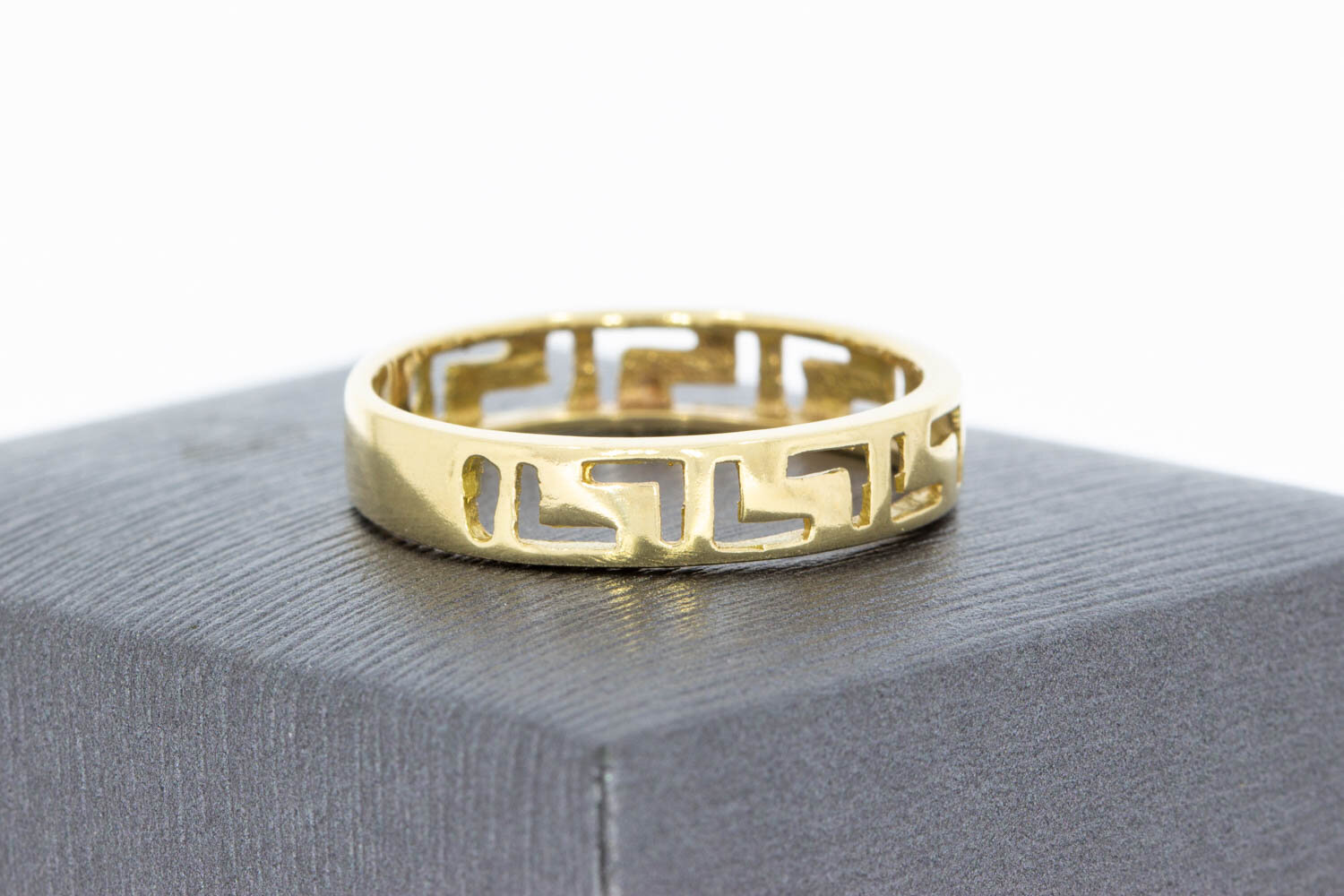 Vintage ring 14 karaat goud - 20 mm