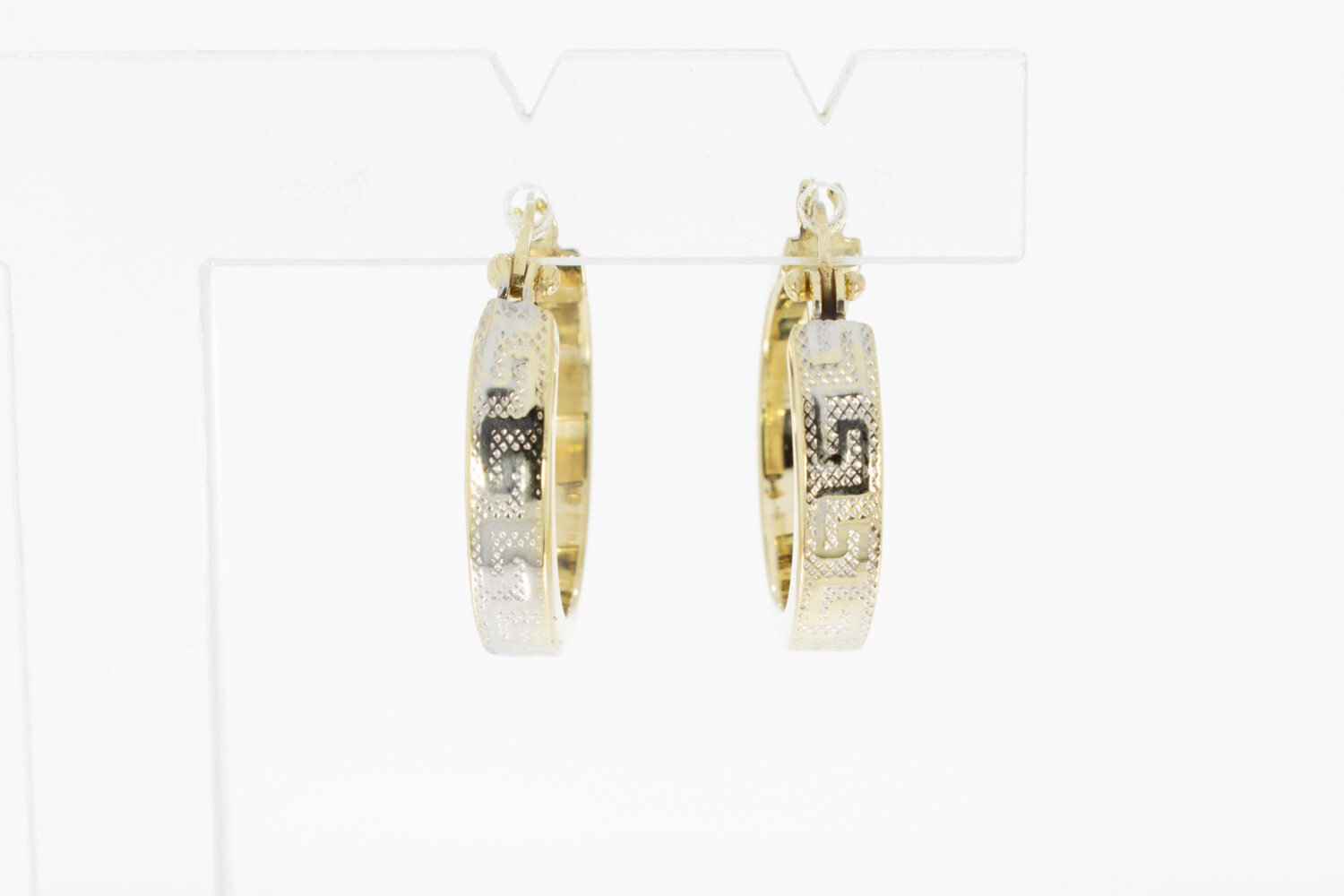 Versace styl- Creolen 14 Karaat goud - 2 cm