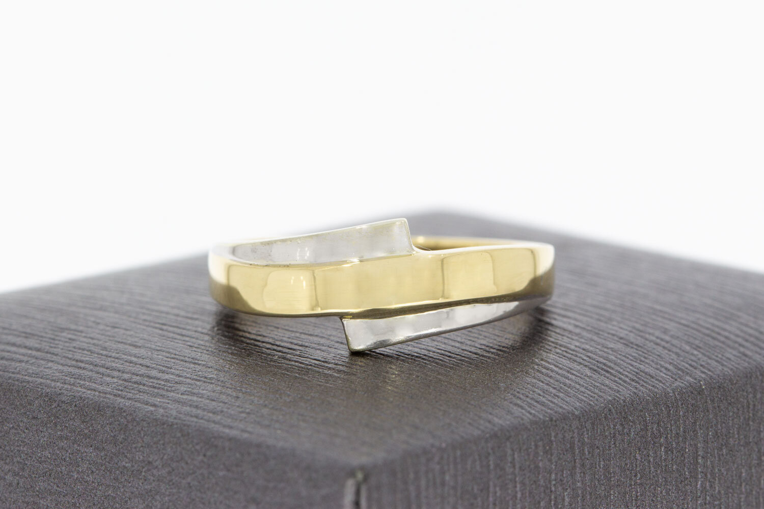 Damesring 14 karaat goud - 17,2 mm