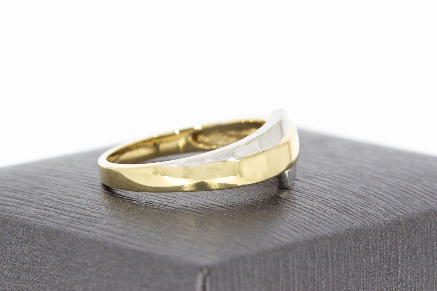 Damesring 14 karaat goud - 17,2 mm