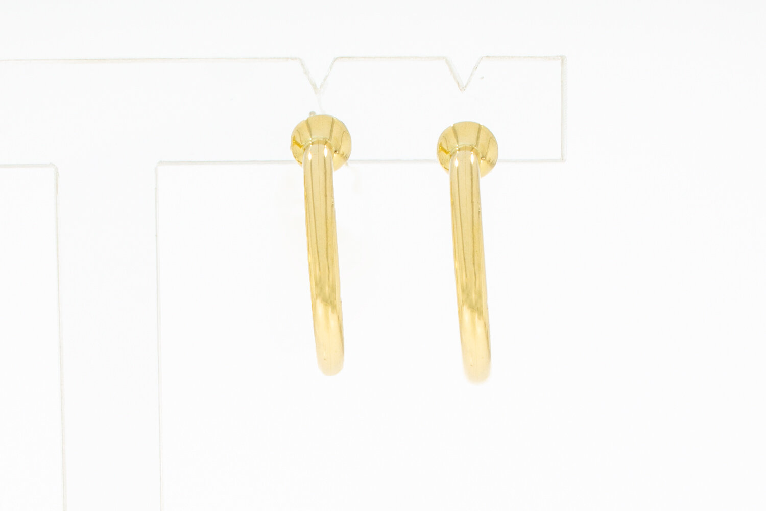 18 karaat goud oorring Creolen - 2,2 cm