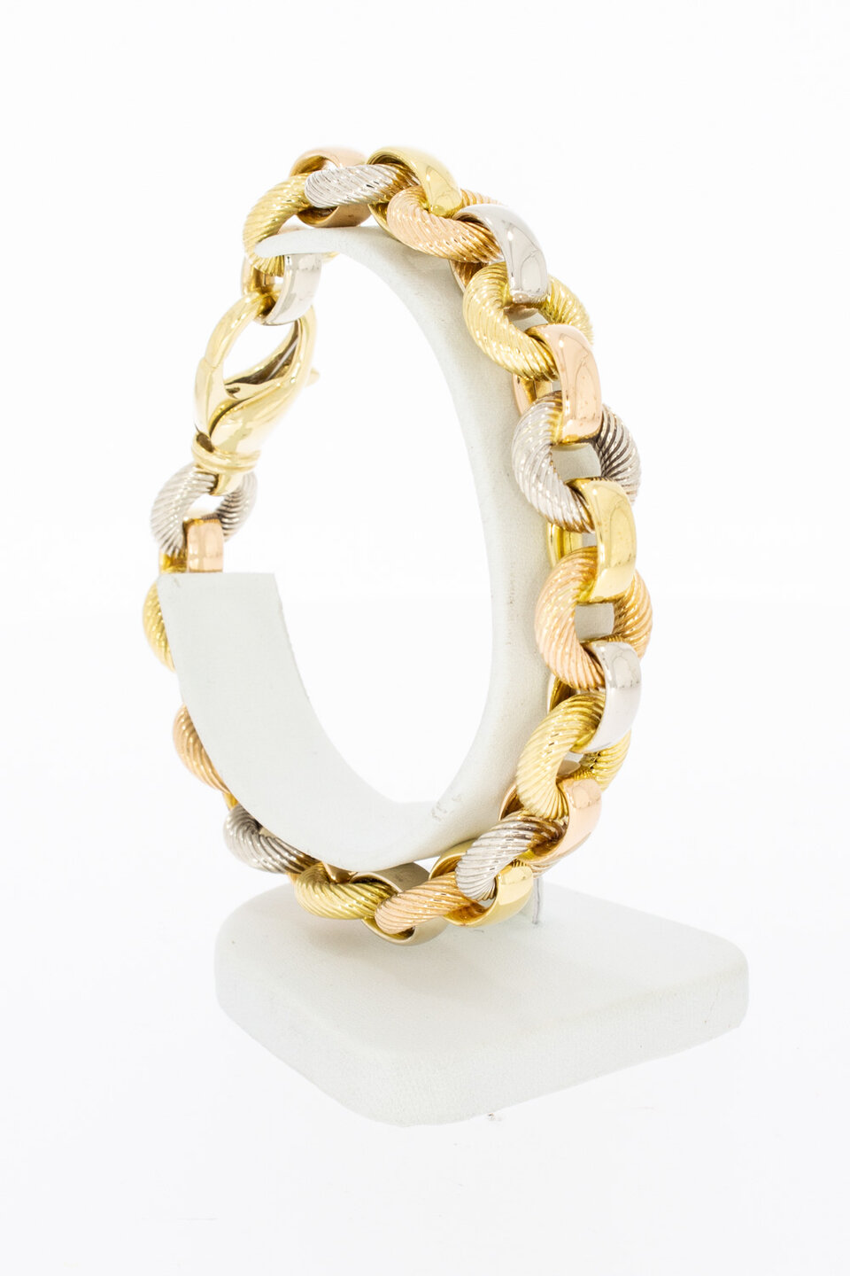 18 Karaat Anker armband goud - 22,5 cm