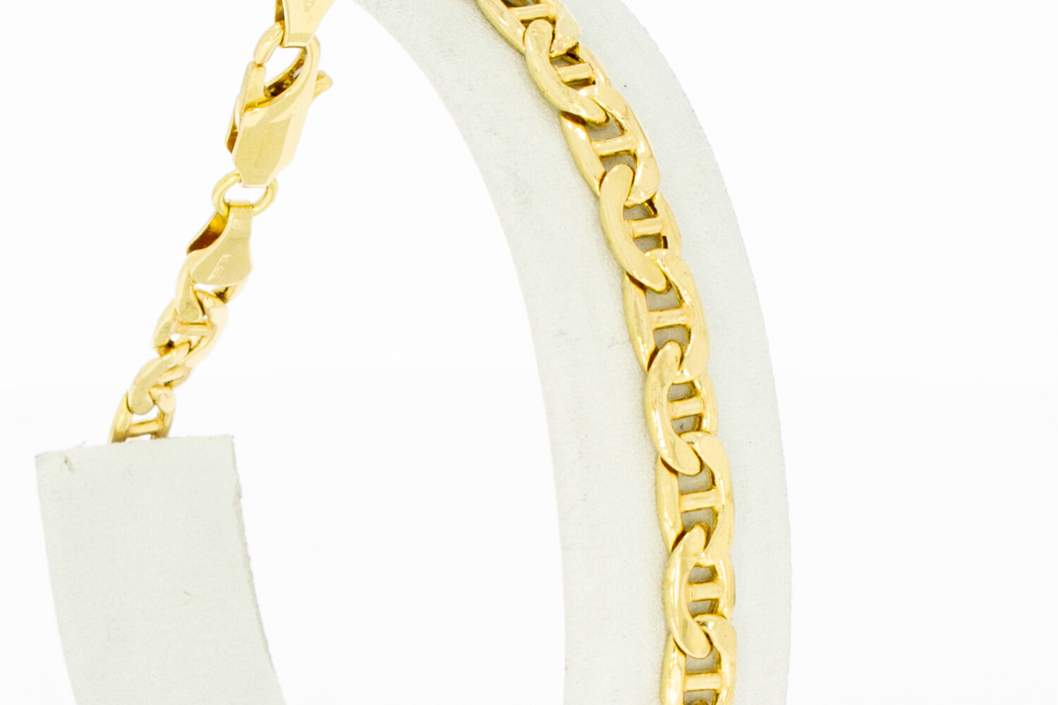 18 Karaat goud Anker armband - 20,5 cm