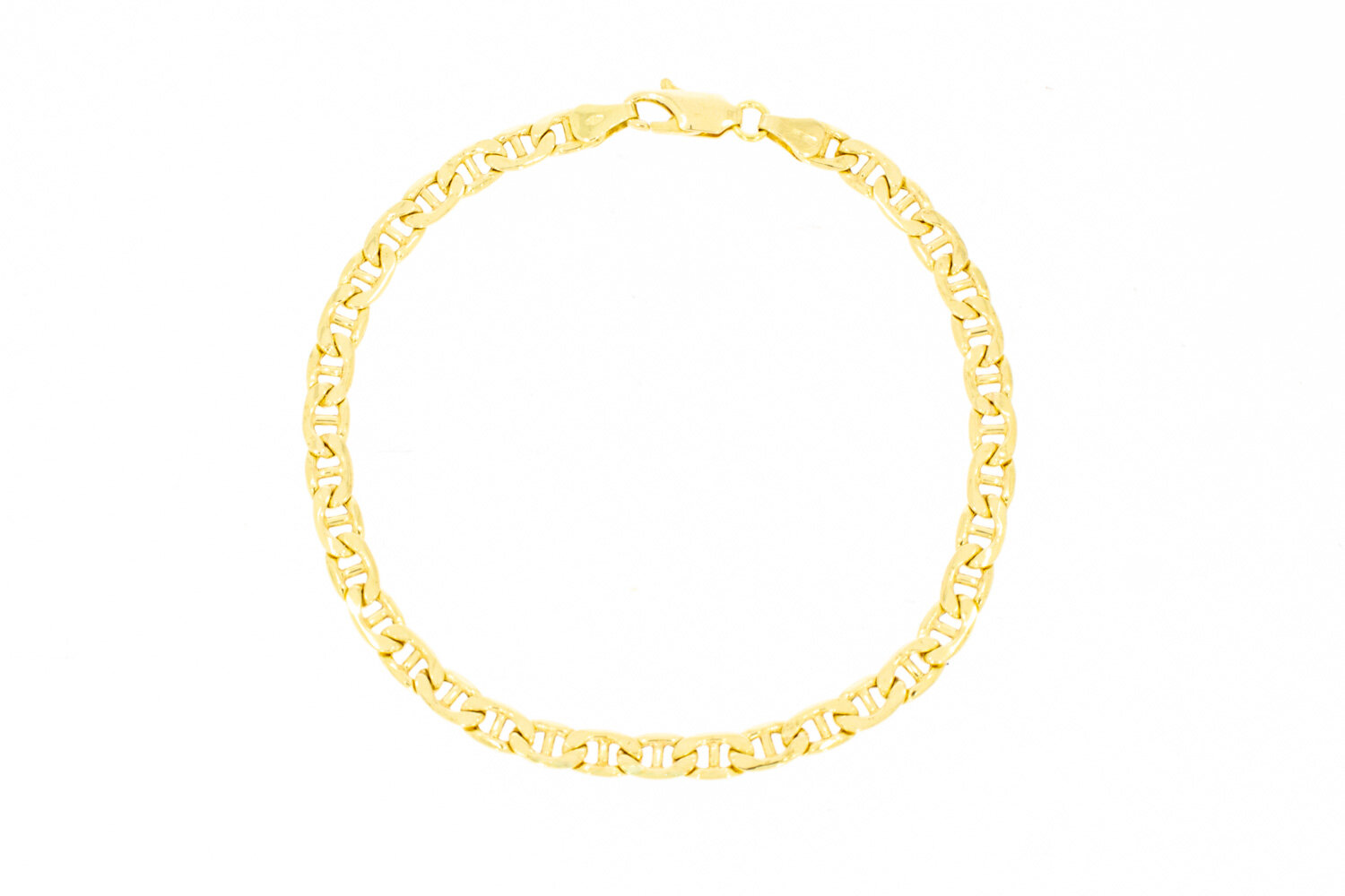18 Karaat goud Anker armband - 20,5 cm