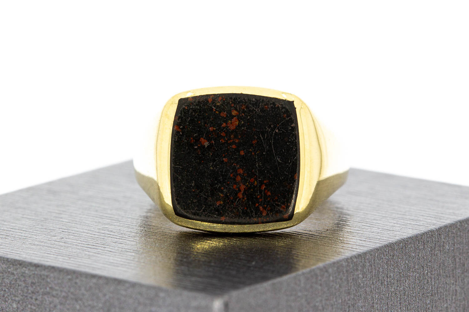 Heren Zegelring 14 karaat goud - 19,7 mm