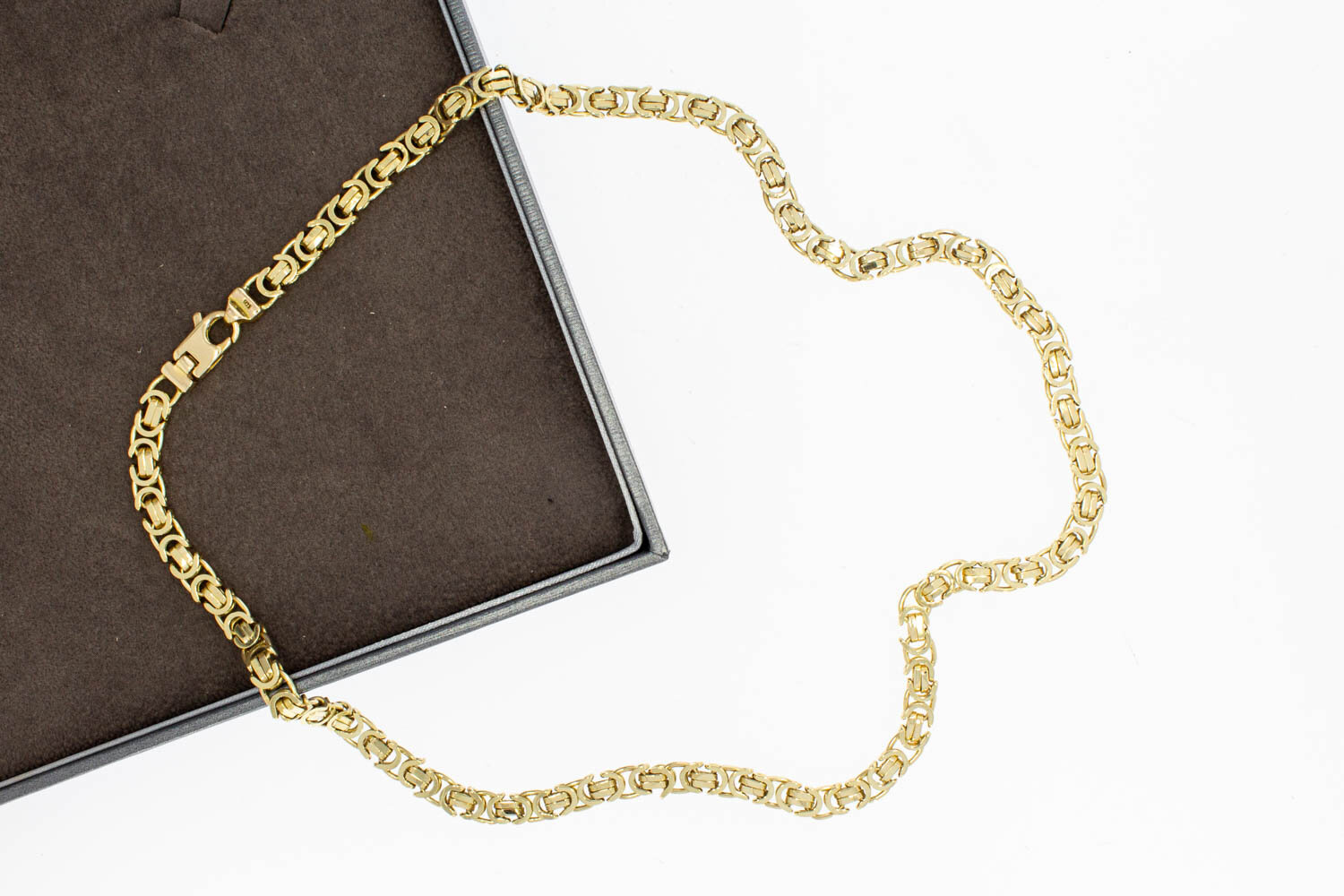 14 karaat gouden koningsketting - 48,5 cm