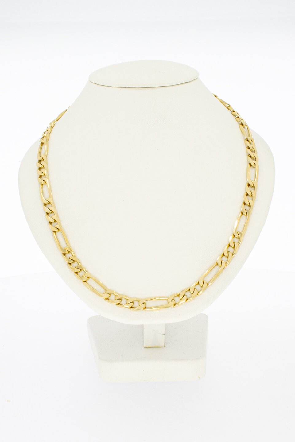 Gouden Figaro ketting 18 Karaat - 50,5 cm