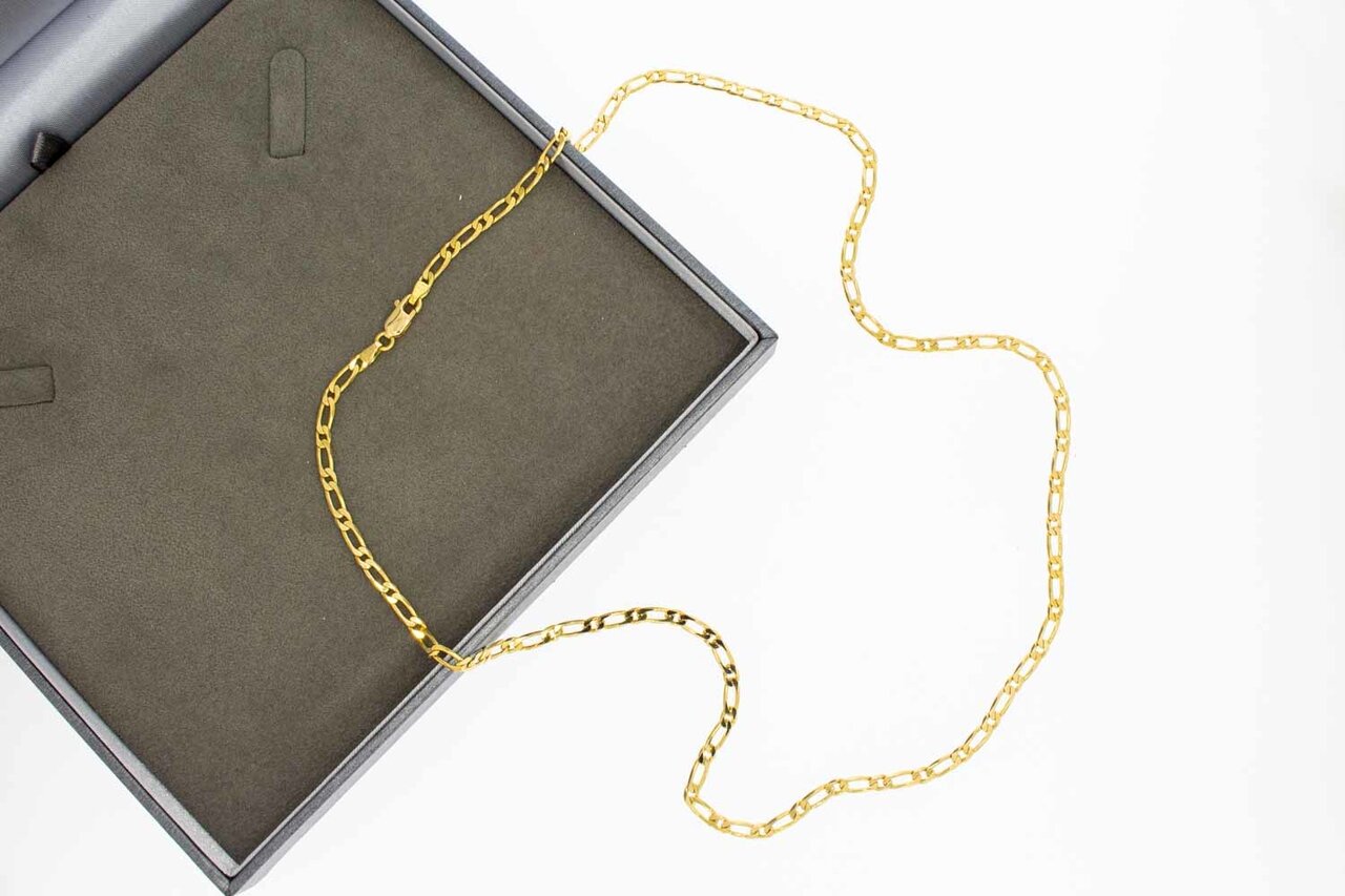 Gourmetketting 18 karaat goud - 59,7 cm