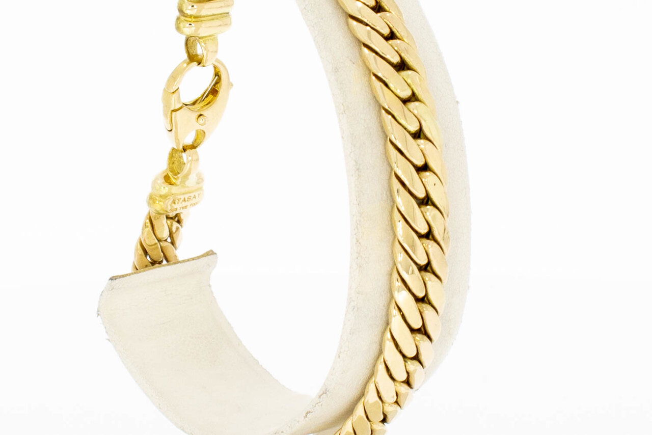 14 Karaat Gourmet armband - 21,2 cm