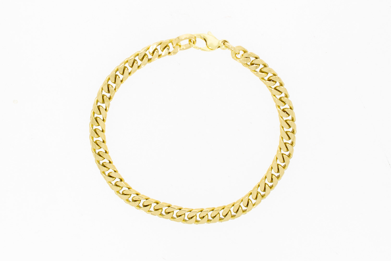 14 karaat goud Gourmet armband - 21 cm