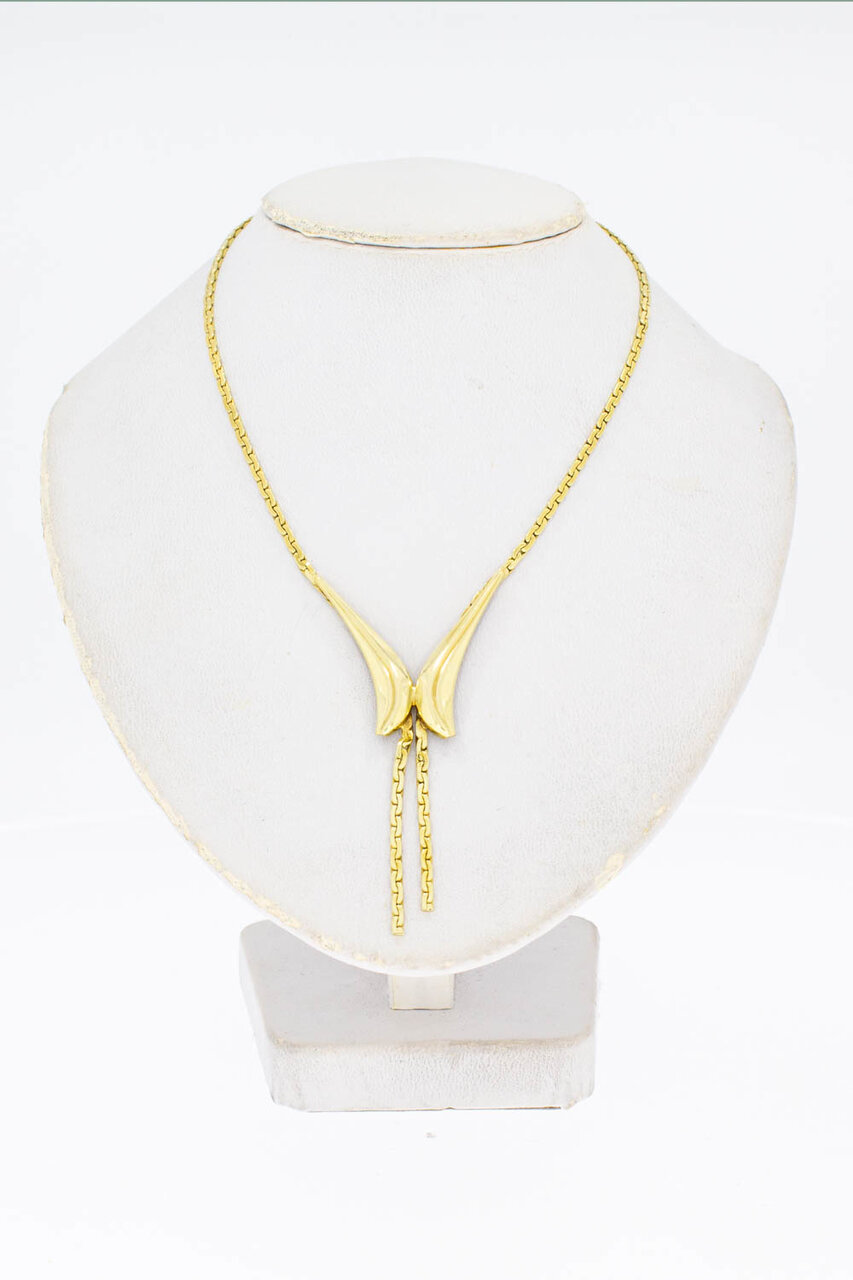 14 Karaat gouden dames Collier - 42 cm