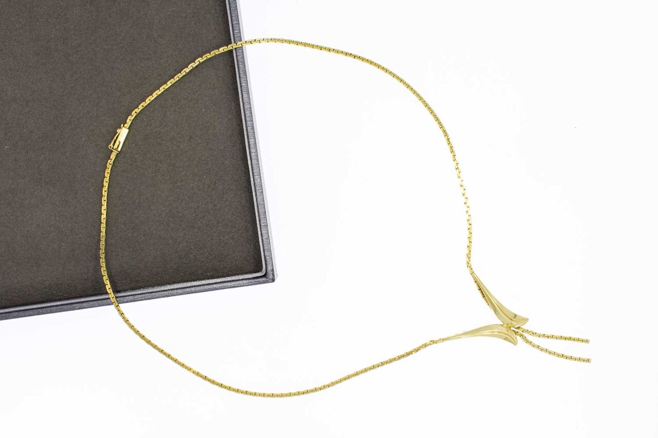 14 Karaat gouden dames Collier - 42 cm