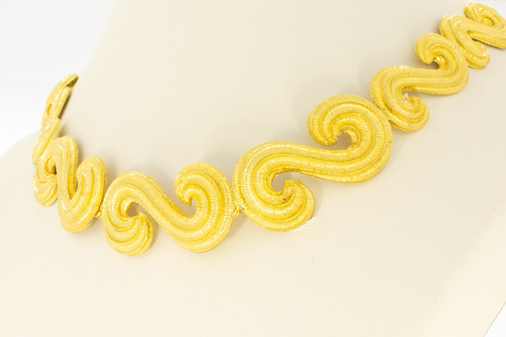 Collier 18 karaat geelgoud - 43 cm