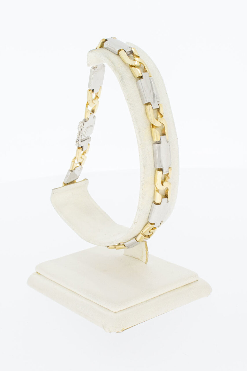 14 Karaat platte Koningsarmband - 23,3 cm