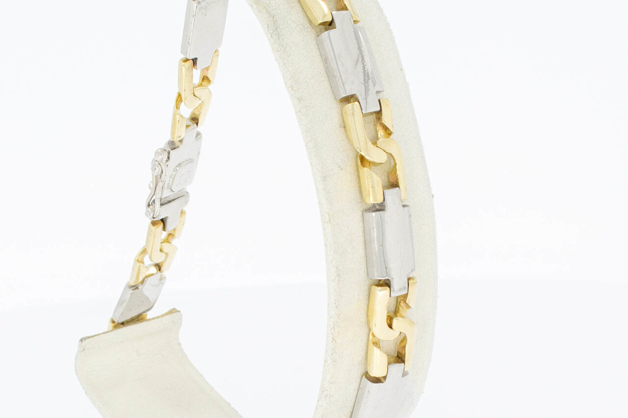 14 Karaat platte Koningsarmband - 23,3 cm