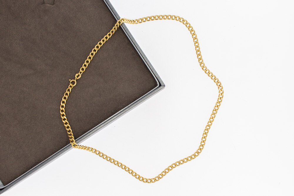 14 karaat gouden Dames Collier - 45 cm