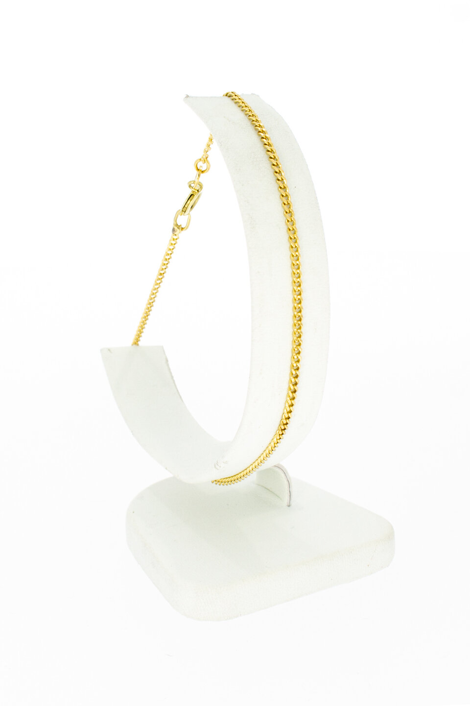 Gourmet armband 18K goud - 22,8 cm