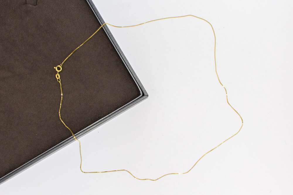 14 karaat Venetiaanse ketting - 50,6 cm