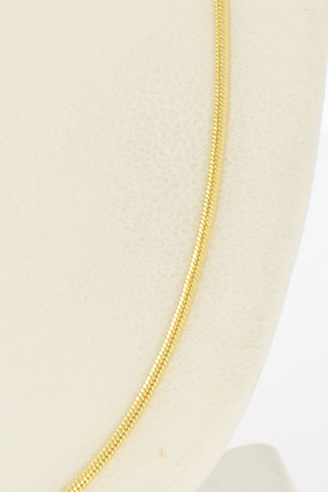 Gouden 14 karaat Slangen ketting - 45,5 cm