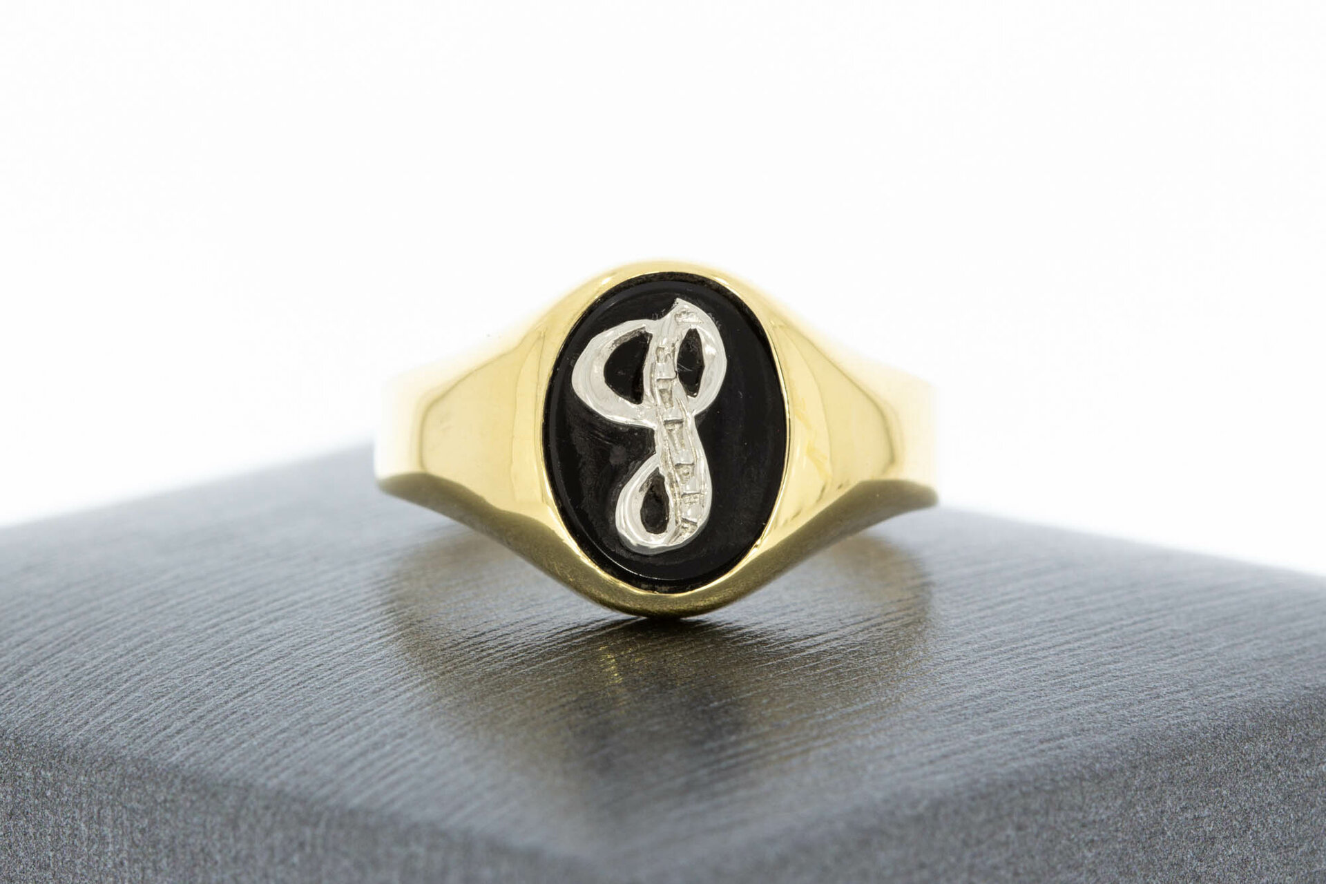 18 karaat gouden pinkring - 16,4 mm