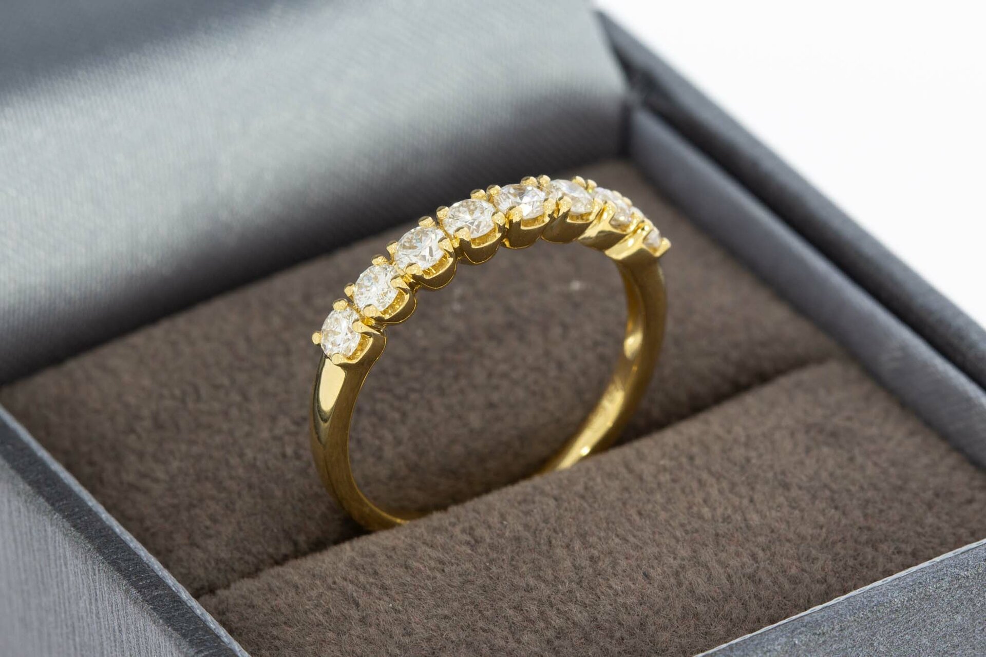 18 karaat gouden damesring - 16,5 mm
