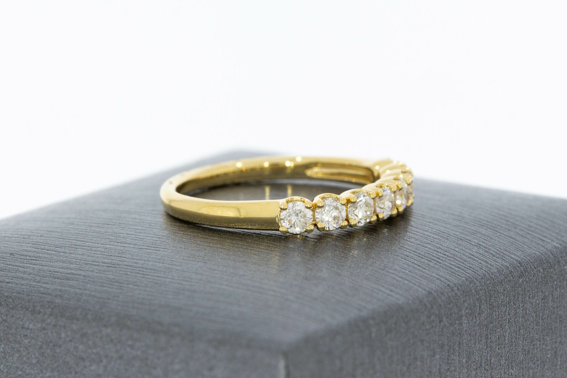 18 karaat gouden damesring - 16,5 mm