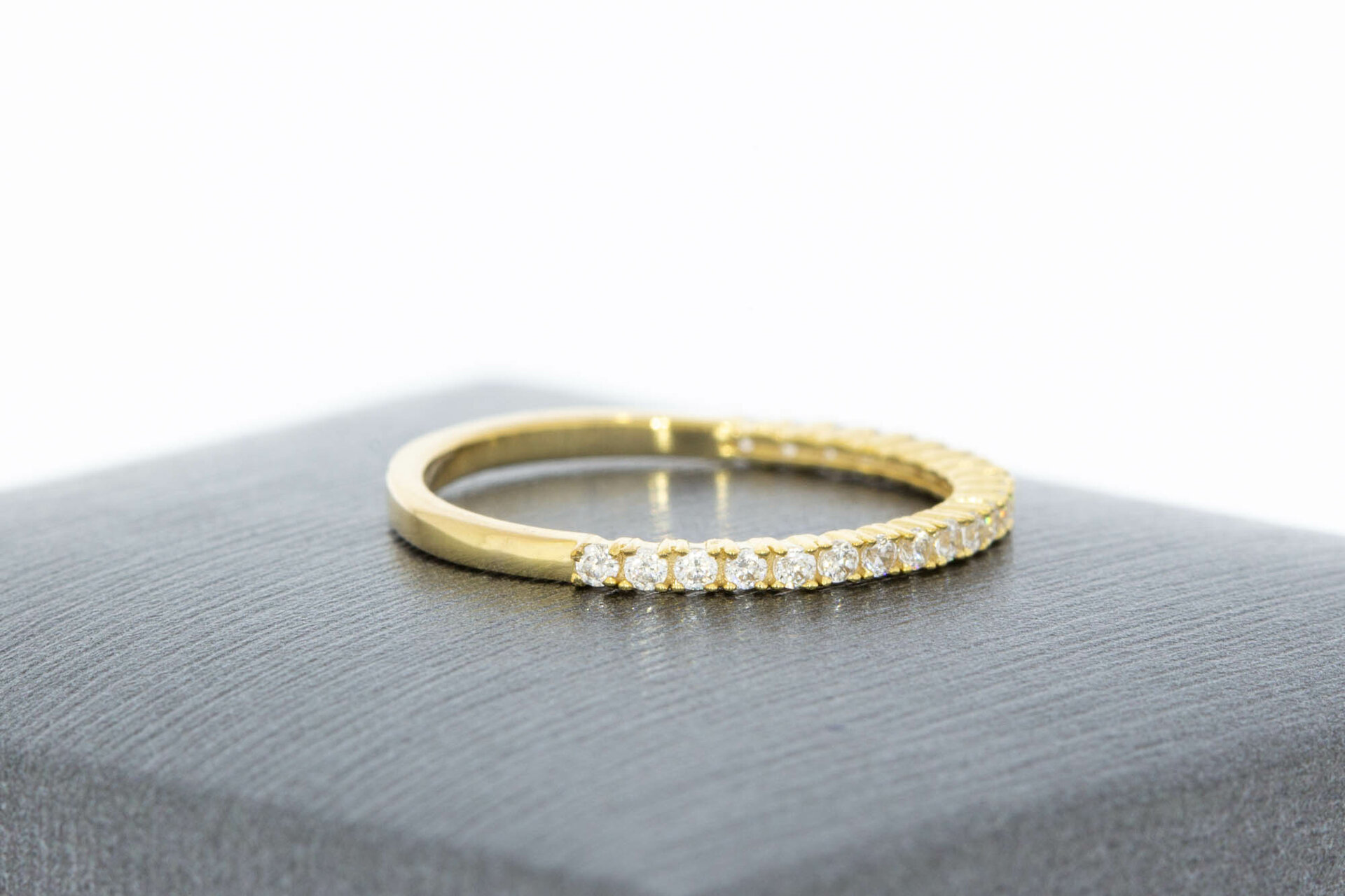 9 karaat aanschuifring - 15,4 mm