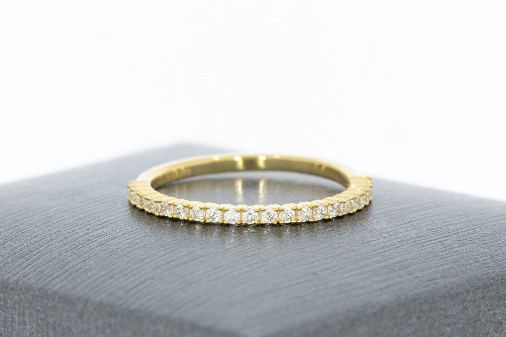 9 karaat aanschuifring - 15,4 mm