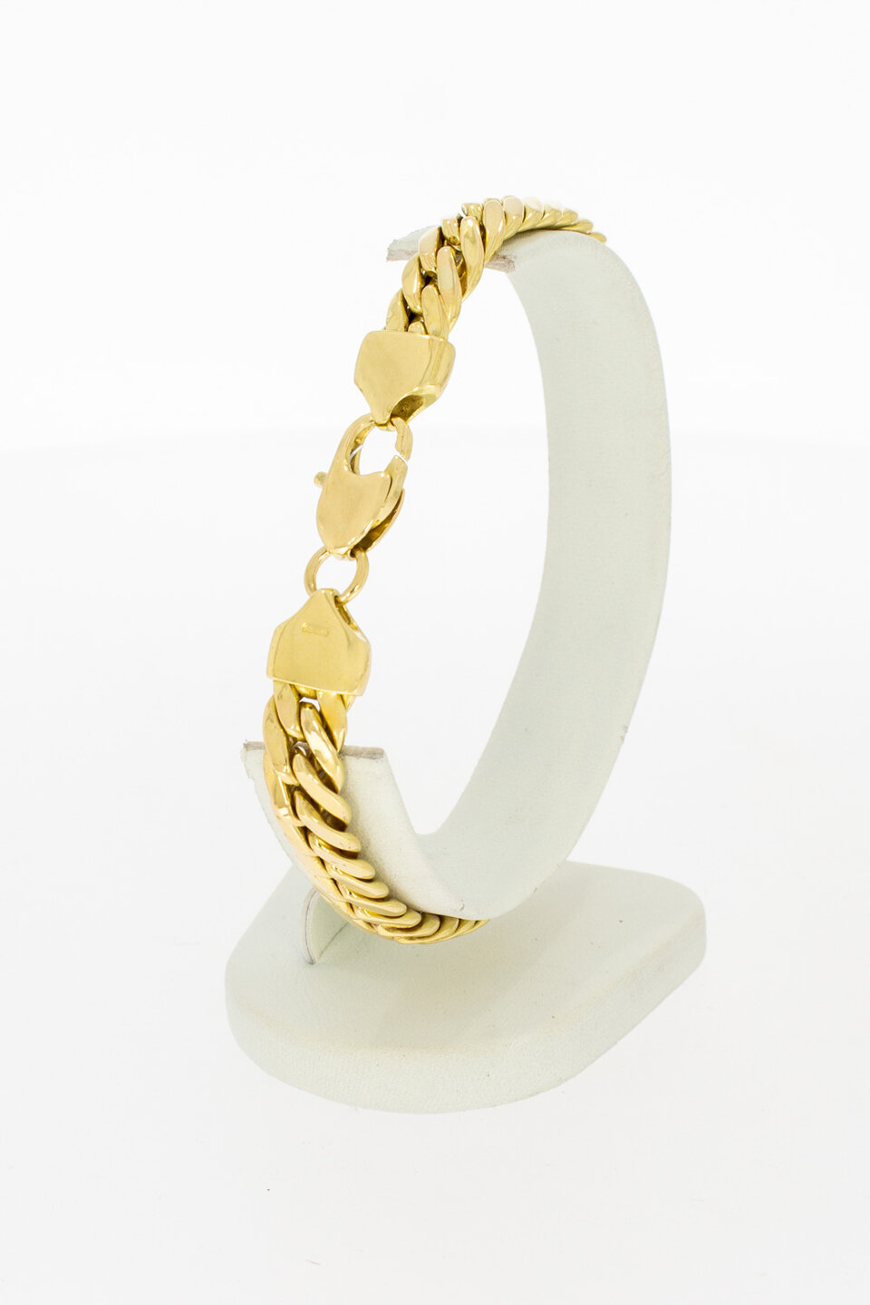 Gourmet armband 18 karaat  - 21,5 cm