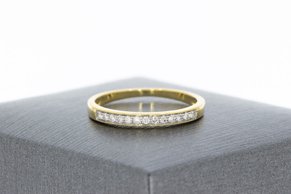 9 karaat (gele) aanschuifring - 15,8 mm