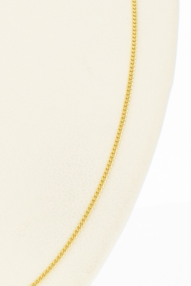 Gouden 14 karaat Gourmetketting - 50,7 cm