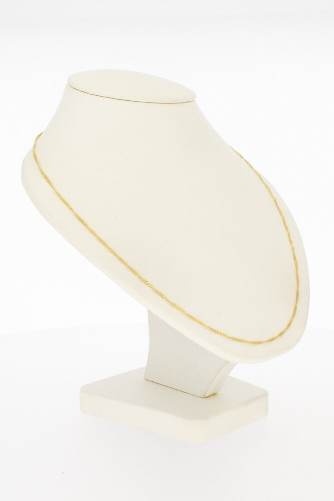 Gouden 14 karaat Gourmetketting - 50,2 cm