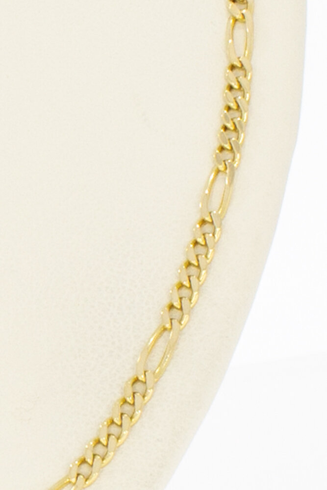Gouden 14 karaat Gourmetketting - 63,8 cm
