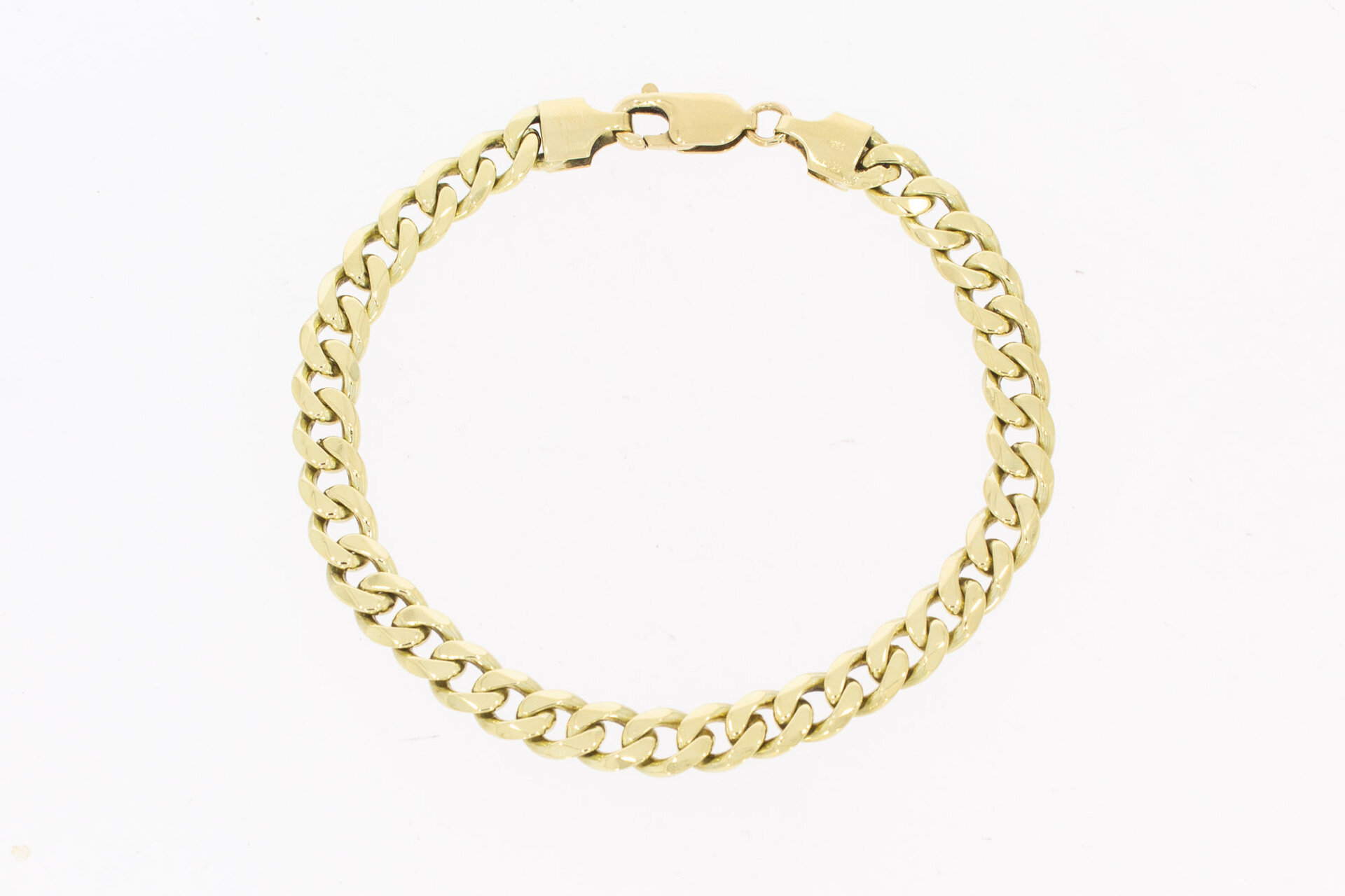 14 karaat goud Gourmet armband - 19,5 cm