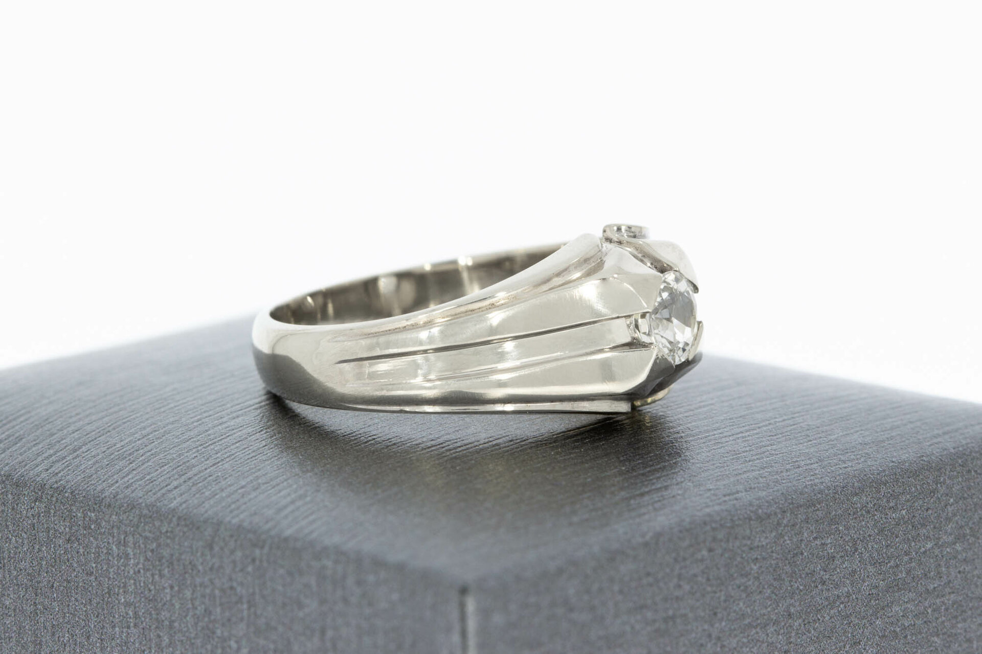 18 karaat gouden heren Pinkring - 18,9 mm