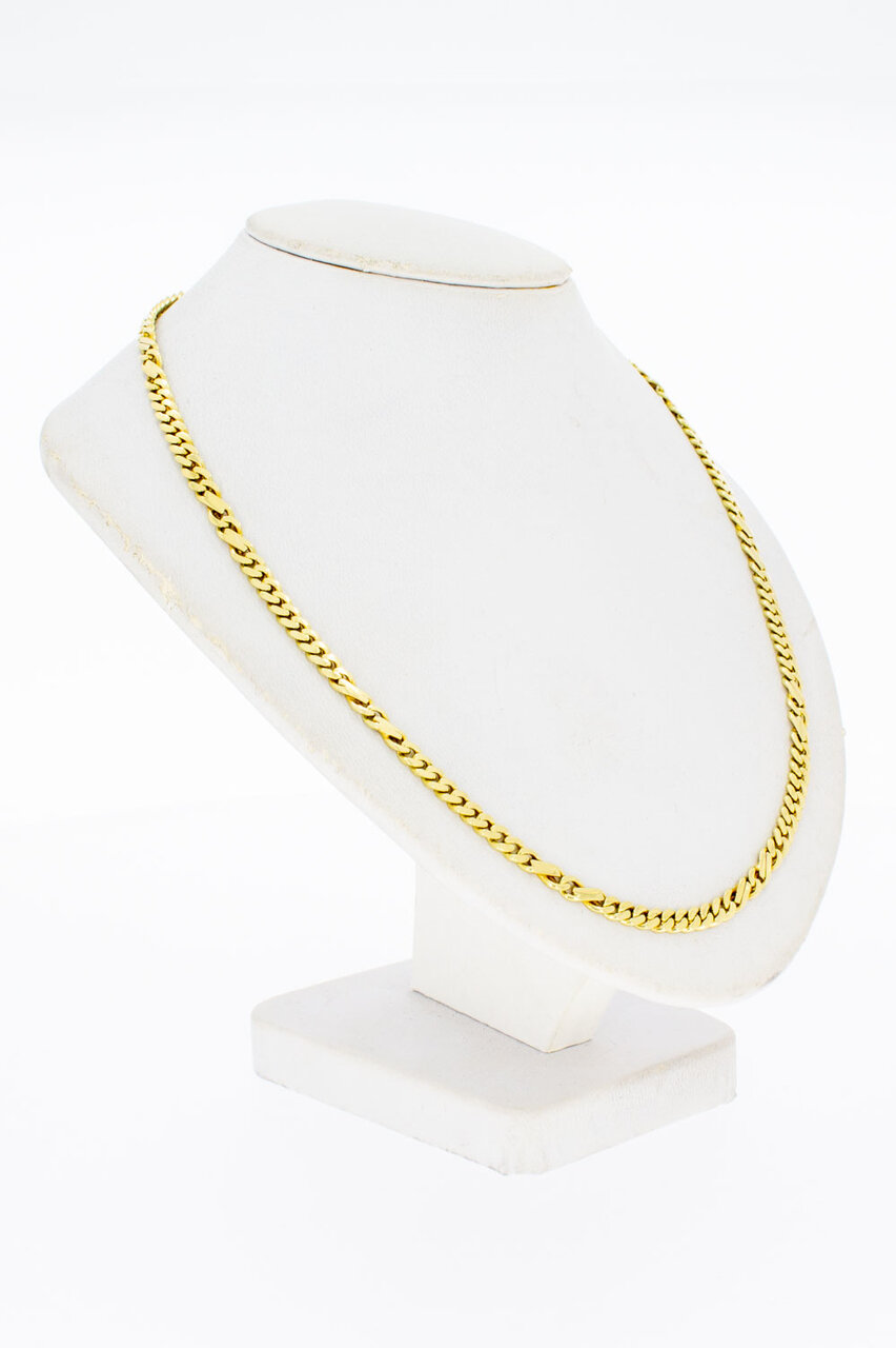 Gourmetketting 14 Karaat goud - 45,2 cm
