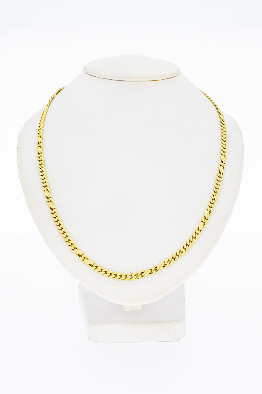 Gourmetketting 14 Karaat goud - 45,2 cm