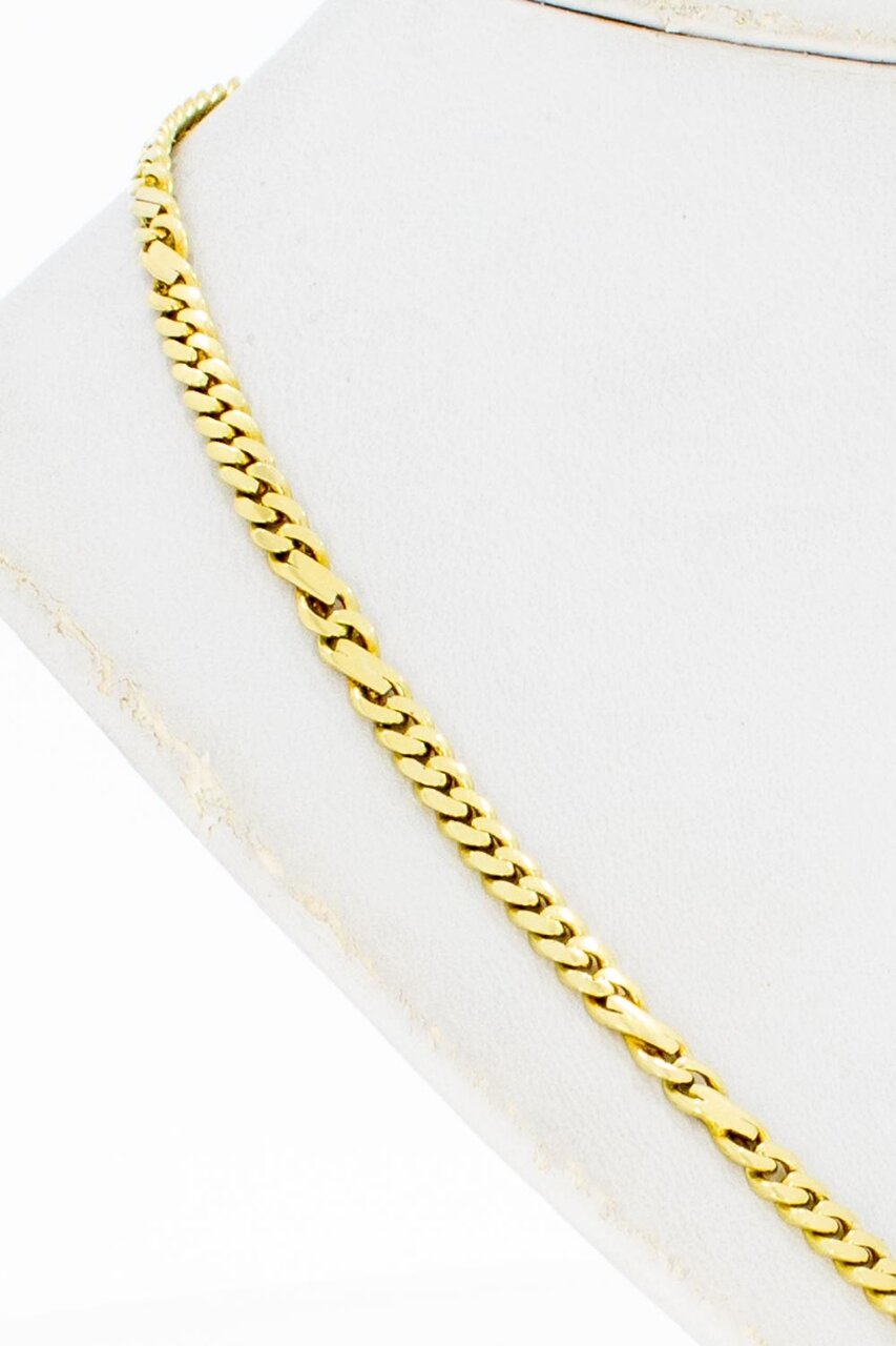 Gourmetketting 14 Karaat goud - 45,2 cm