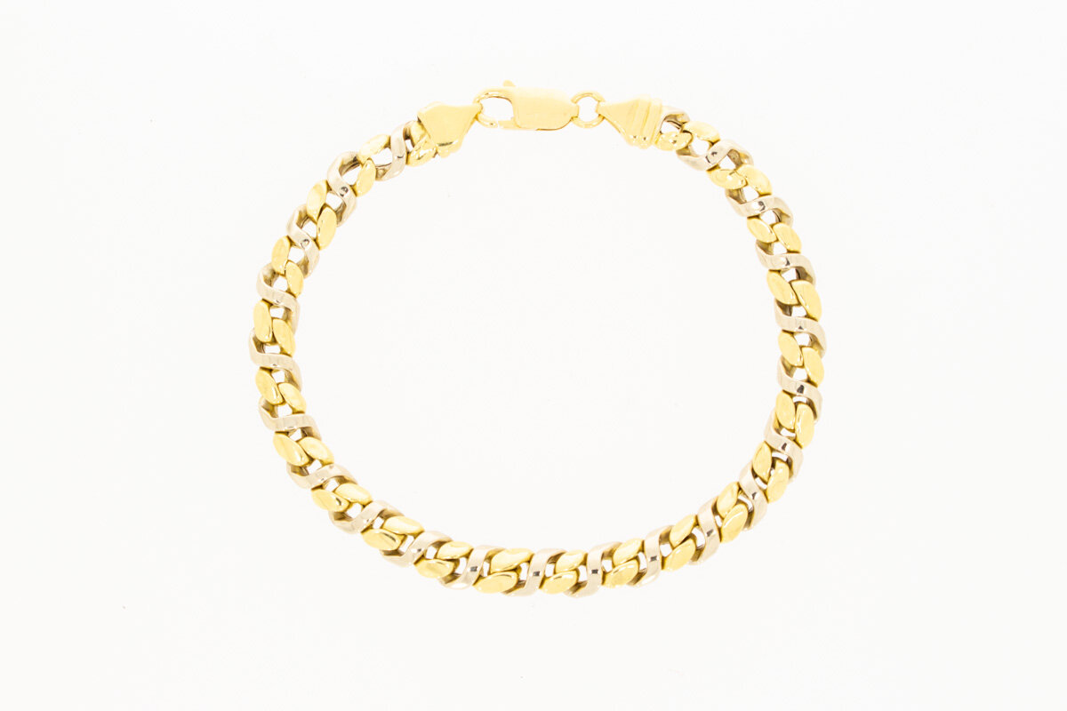 18 Karaat Gourmet armband - 20,5 cm