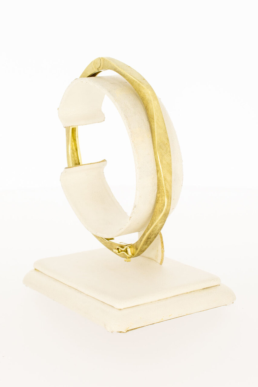 Geelgouden 14 karaat Slavenarmband