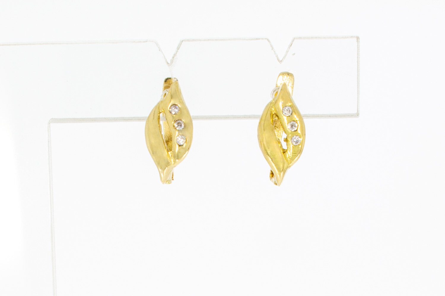 18 Karaat gouden Oorhangers - 12,5 mm